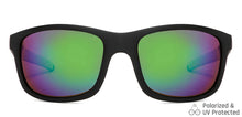 Load image into Gallery viewer, Black Sports Full Rim Unisex Sunglasses by Vincent Chase Polarized-149104