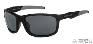 Black Sports Full Rim Unisex Sunglasses by Vincent Chase Polarized-149106