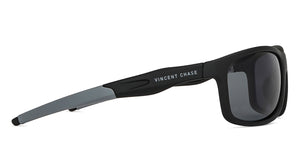 Black Sports Full Rim Unisex Sunglasses by Vincent Chase Polarized-149106
