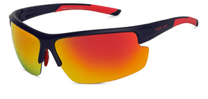 Blue Sports Half Rim Unisex Sunglasses by Vincent Chase Polarized-149111
