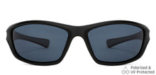 Load image into Gallery viewer, Black Sports Full Rim Unisex Sunglasses by Vincent Chase Polarized-149113
