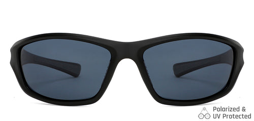 Black Sports Full Rim Unisex Sunglasses by Vincent Chase Polarized-149113