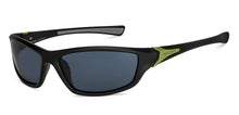 Load image into Gallery viewer, Black Sports Full Rim Unisex Sunglasses by Vincent Chase Polarized-149113