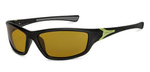Load image into Gallery viewer, Black Sports Full Rim Unisex Sunglasses by Vincent Chase Polarized-149114