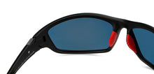 Load image into Gallery viewer, Black Sports Full Rim Unisex Sunglasses by Vincent Chase Polarized-149116