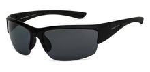 Load image into Gallery viewer, Black Sports Half Rim Unisex Sunglasses by Vincent Chase Polarized-149117