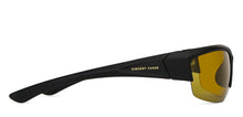 Load image into Gallery viewer, Black Sports Half Rim Unisex Sunglasses by Vincent Chase Polarized-149118