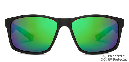 Black Sports Full Rim Unisex Sunglasses by Vincent Chase Polarized-149124