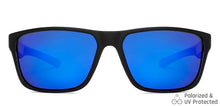 Load image into Gallery viewer, Black Sports Full Rim Unisex Sunglasses by Vincent Chase Polarized-149131