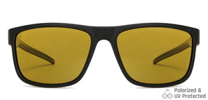 Black Sports Full Rim Unisex Sunglasses by Vincent Chase Polarized-149132