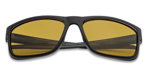 Black Sports Full Rim Unisex Sunglasses by Vincent Chase Polarized-149132