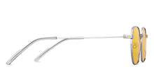 Load image into Gallery viewer, Silver Geometric Full Rim Unisex Sunglasses by Vincent Chase-151072