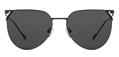 Black Aviator Full Rim Unisex Sunglasses by Vincent Chase-151078