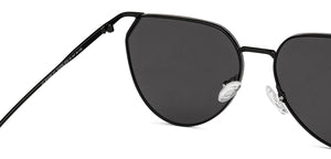 Black Aviator Full Rim Unisex Sunglasses by Vincent Chase-151078