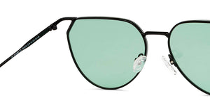 Black Aviator Full Rim Unisex Sunglasses by Vincent Chase-151079
