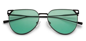 Black Aviator Full Rim Unisex Sunglasses by Vincent Chase-151079