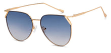 Load image into Gallery viewer, Gold Aviator Full Rim Unisex Sunglasses by Vincent Chase-151081