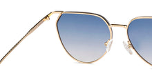 Load image into Gallery viewer, Gold Aviator Full Rim Unisex Sunglasses by Vincent Chase-151081