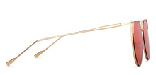 Load image into Gallery viewer, Gold Aviator Full Rim Unisex Sunglasses by Vincent Chase-151082