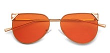 Load image into Gallery viewer, Gold Aviator Full Rim Unisex Sunglasses by Vincent Chase-151082