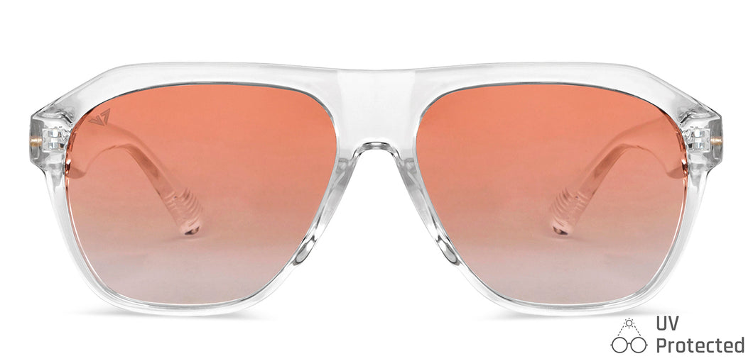 Transparent Wayfarer Full Rim Women Sunglasses by Vincent Chase-151084