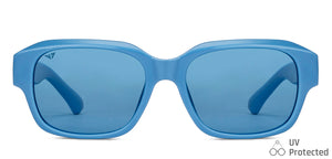 Sky Blue Square Full Rim Unisex Sunglasses by Vincent Chase-151096