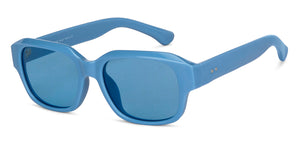 Sky Blue Square Full Rim Unisex Sunglasses by Vincent Chase-151096