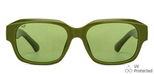 Load image into Gallery viewer, Green Square Full Rim Unisex Sunglasses by Vincent Chase-151097