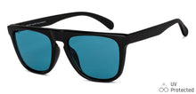 Load image into Gallery viewer, Black Wayfarer Full Rim Unisex Sunglasses by Vincent Chase-151138