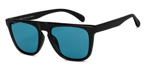 Black Wayfarer Full Rim Unisex Sunglasses by Vincent Chase-151138
