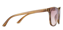 Load image into Gallery viewer, Brown Cat Eye Full Rim Unisex Sunglasses by Vincent Chase-151142