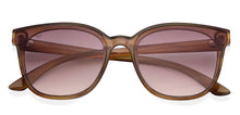 Load image into Gallery viewer, Brown Cat Eye Full Rim Unisex Sunglasses by Vincent Chase-151142