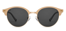 Load image into Gallery viewer, Gold Clubmaster Full Rim Unisex Sunglasses by Vincent Chase Polarized-151157