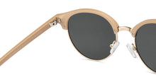 Load image into Gallery viewer, Gold Clubmaster Full Rim Unisex Sunglasses by Vincent Chase Polarized-151157