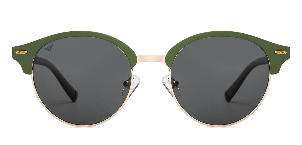 Green Club Master Full Rim Unisex Sunglasses by Vincent Chase Polarized-151158