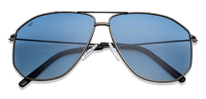 Gunmetal Aviator Full Rim Unisex Sunglasses by Vincent Chase-152237