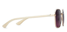 Load image into Gallery viewer, Gold Square Full Rim Unisex Sunglasses by Vincent Chase-201179