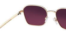 Load image into Gallery viewer, Gold Square Full Rim Unisex Sunglasses by Vincent Chase-201179