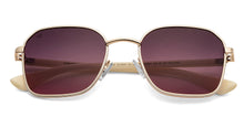 Load image into Gallery viewer, Gold Square Full Rim Unisex Sunglasses by Vincent Chase-201179
