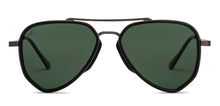 Load image into Gallery viewer, Gunmetal Aviator Full Rim Unisex Sunglasses by Vincent Chase Polarized-206772