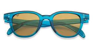 Blue Wayfarer Full Rim Unisex Sunglasses by Vincent Chase Polarized-206914