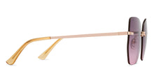 Load image into Gallery viewer, Gold Geometric Rimless Women Sunglasses by Vincent Chase-207639