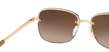 Load image into Gallery viewer, Gold Square Half Rim Women Sunglasses by Vincent Chase-208819