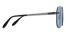Load image into Gallery viewer, Black Geometric Full Rim Unisex Sunglasses by Vincent Chase-209337