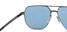 Load image into Gallery viewer, Black Geometric Full Rim Unisex Sunglasses by Vincent Chase-209337