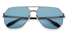 Load image into Gallery viewer, Black Geometric Full Rim Unisex Sunglasses by Vincent Chase-209337