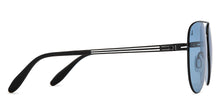 Load image into Gallery viewer, Black Aviator Full Rim Unisex Sunglasses by Vincent Chase-209348