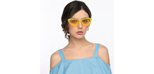 Load image into Gallery viewer, Yellow Cat Eye Full Rim Women Sunglasses by Vincent Chase Polarized-211325