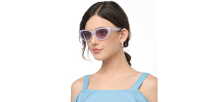 Purple Cat Eye Full Rim Women Sunglasses by Vincent Chase Polarized-211328