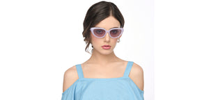 Purple Cat Eye Full Rim Women Sunglasses by Vincent Chase Polarized-211328